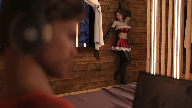 Stuffing Her Stocking Preview 9