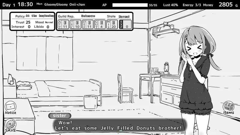 Living With Sister Monochrome Fantasy Preview 2