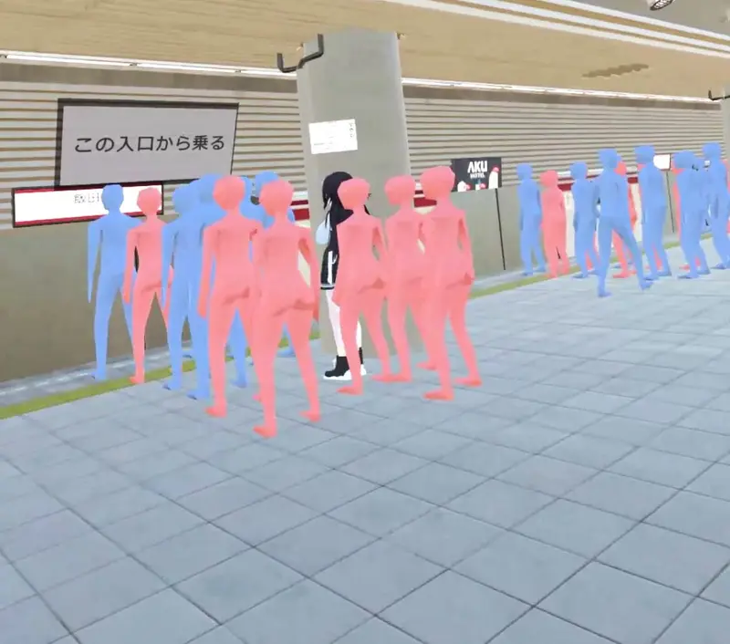 Super Crowded Train Secretly Pranking That Cute Girl I Found at the Station Preview 3