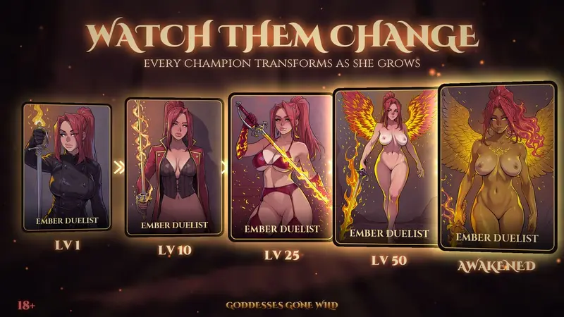 Goddesses Gone Wild Idle Pantheon Preview 3