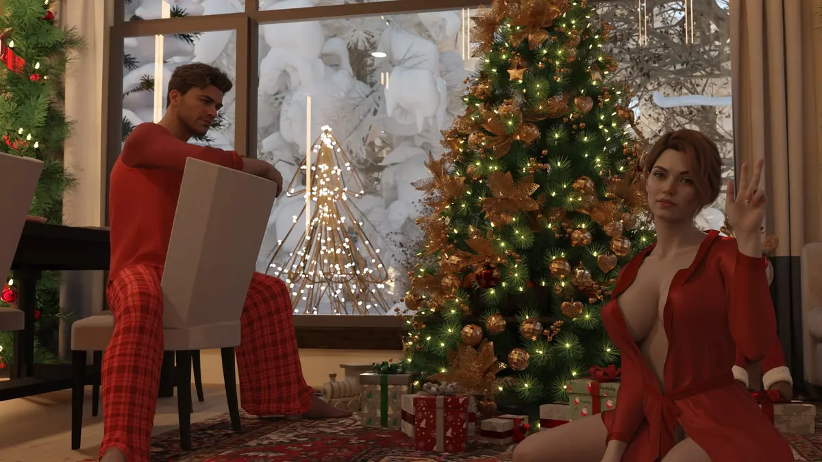 Stuffing Her Stocking Preview 1