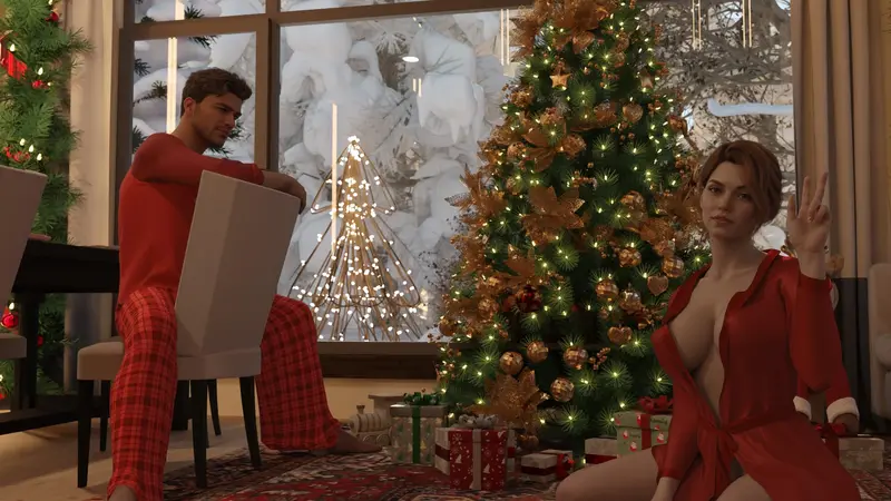 Stuffing Her Stocking Preview 1