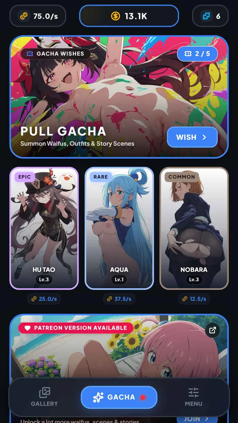 Gacha Waifu Preview 1