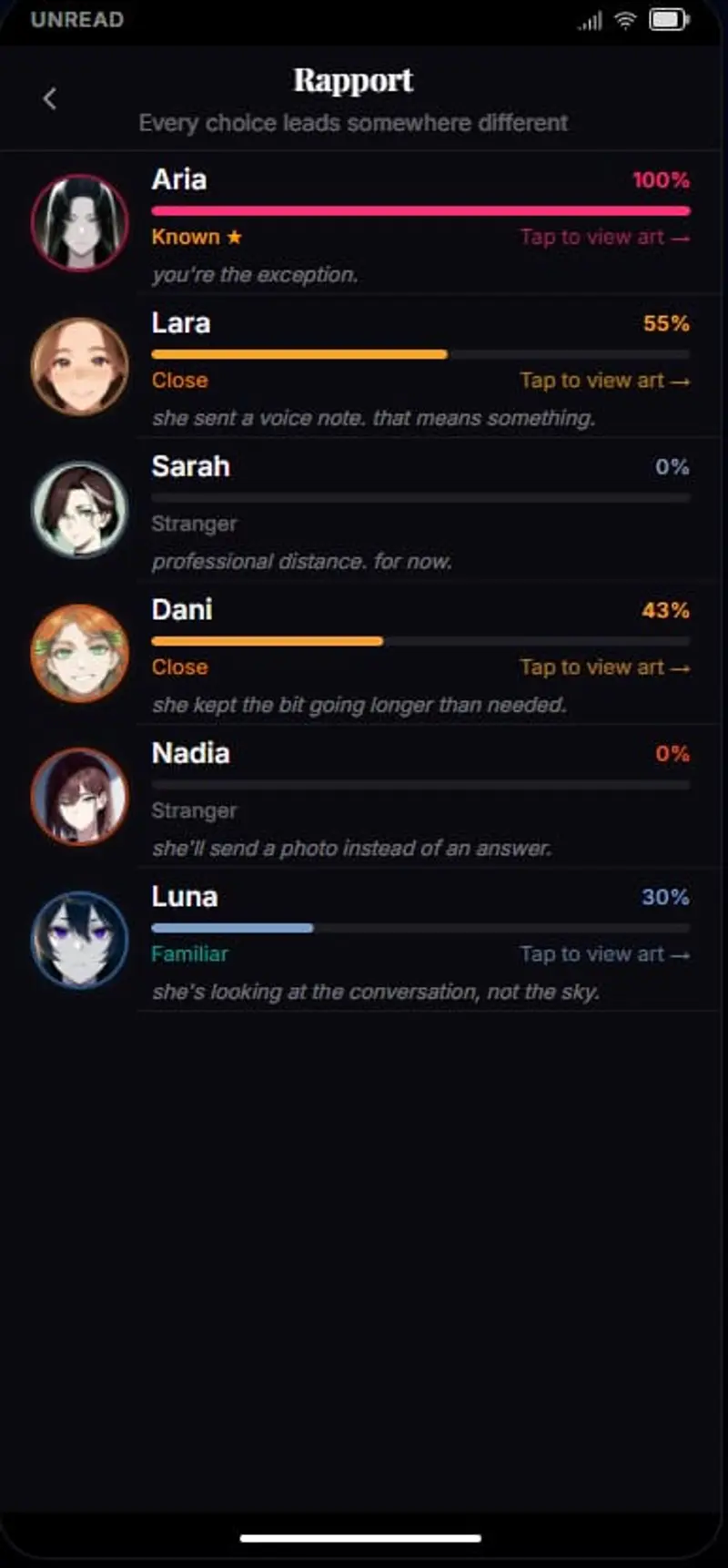 Unread Preview 3