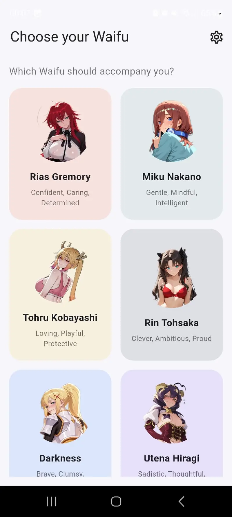 Waifu Select Preview 5